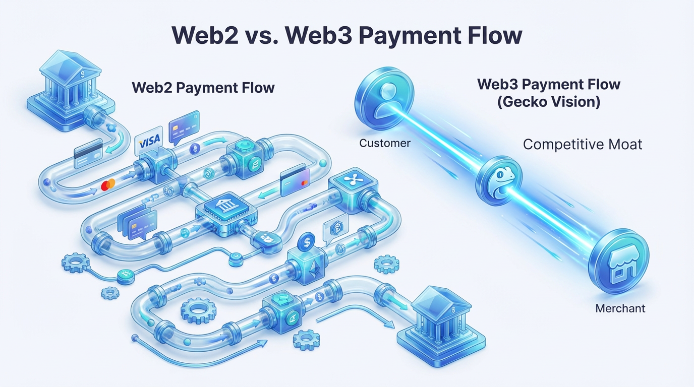 Gecko Vision competitive advantage - streamlined payment flow